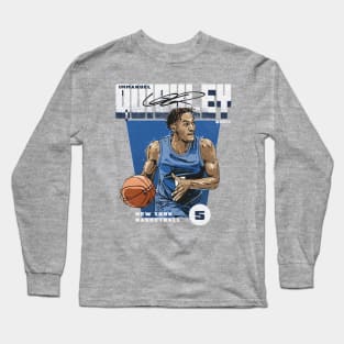 Immanuel Quickley New York Premiere Long Sleeve T-Shirt